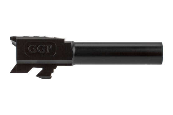 Grey Ghost Precision Glock G43 9mm match grade stainless threaded barrel with salt bath nitride finish and 1:10 twist rifling